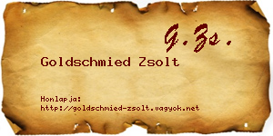 Goldschmied Zsolt névjegykártya